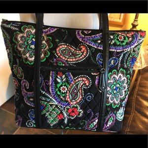 Vera Bradley Black Paisley Tote